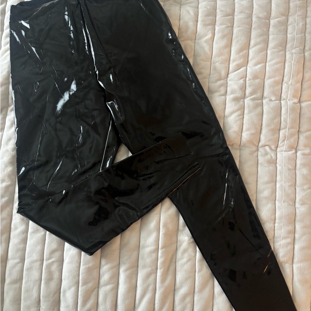 Commando liquid latex-like leggings